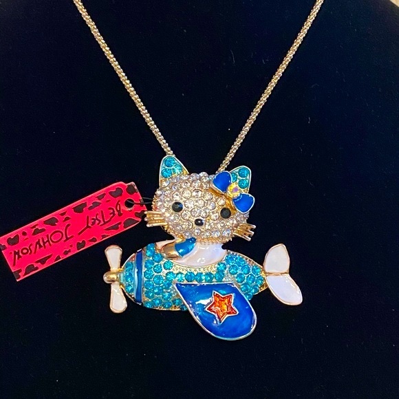 NWT BETSEY JOHNSON Kitty Airplane Pilot 😻 - Picture 3 of 10